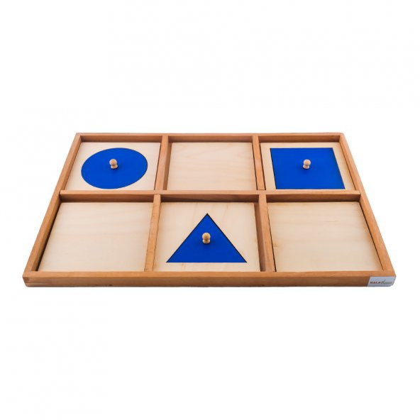 Montessori Geometrik Çekmeceler Tanıtım Tablası