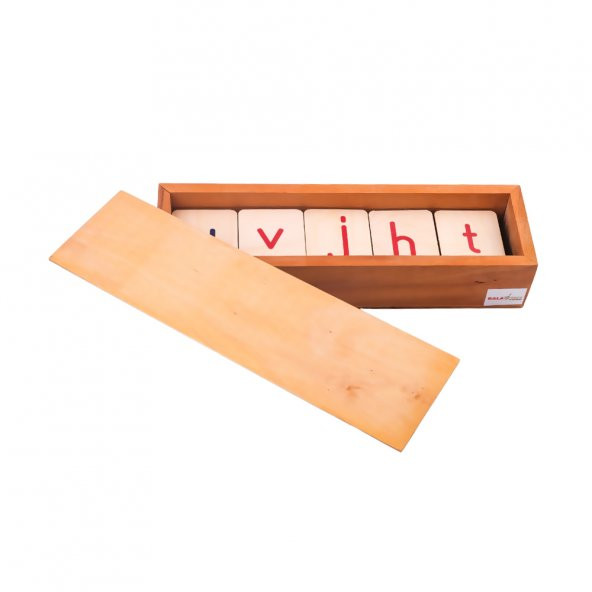 Montessori Alfabe - Küçük Harfler ( Türkçe - İngilizce Harfler ) - 2