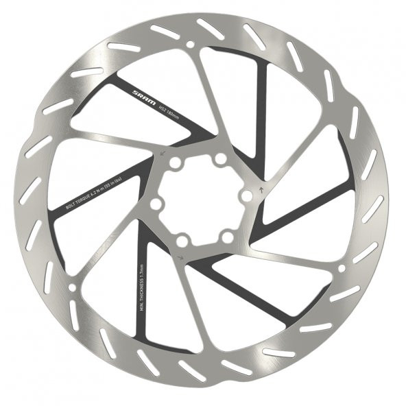 Sram HS2 6 Vida Rounded Disk Fren Rotoru - 4