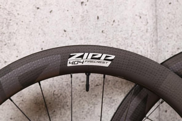 Zipp 404 Firecrest Karbon Tubeless Disk Uyumlu Centerlock Bisiklet Jant Seti - 7