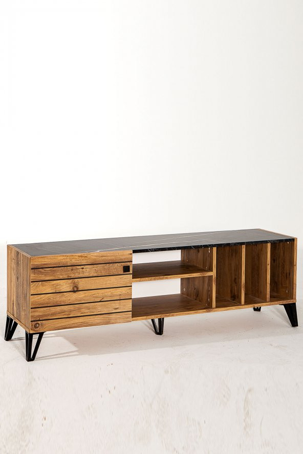Pietra Sonata 160x39 Tv Sehpası - Ceviz - 2
