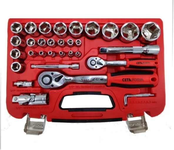 Ceta Form C20-35PH4 35 Parça 1/4”+1/2” 6 Köşe Lokma Takımı - Resim 2