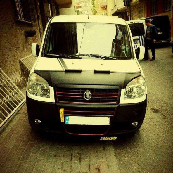 Fiat Doblo 2 2005 Suni Deri Lüx Kaput Koruyucu Maske