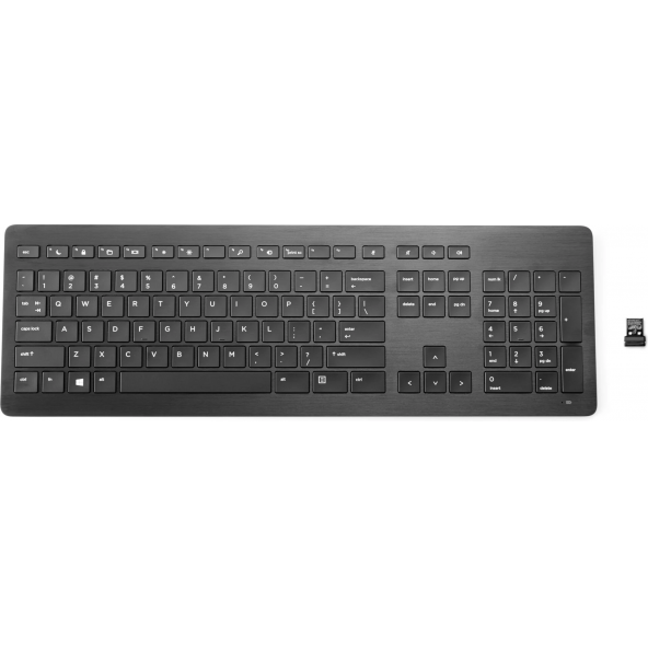 HP Kablosuz Premium Klavye Türkçe Siyah Z9N41AA