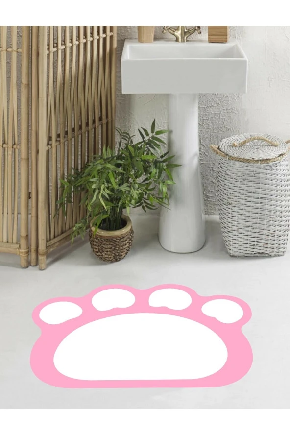Kedi Patisi Izi Banyo Paspası, Banyo Paspası, Patili Paspas 40x60cm - 2