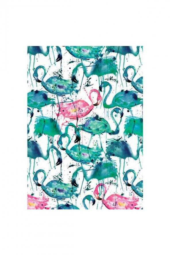 DEFFTER Paradise Flamingos Çizgili Defter