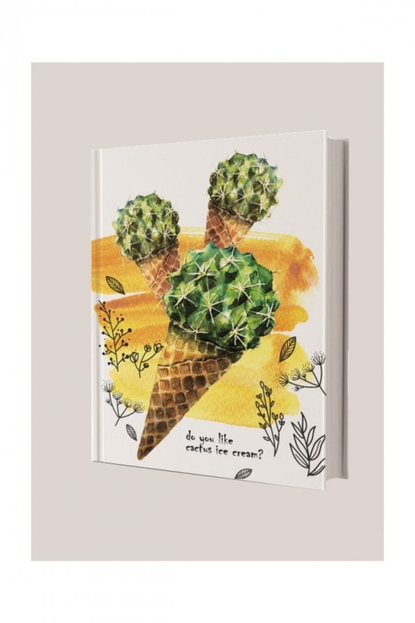 DEFFTER Cactus Ice Cream Not Defteri