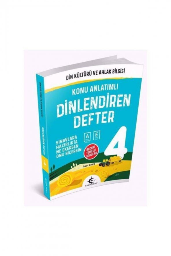 Eker Test 4. Sınıf Dinlendiren Defter