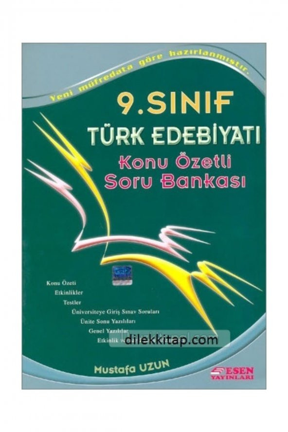 Esen Yayınları 9. Sınıf Türk Edebiyatı Konu Özetli Soru Bankası ürün görseli