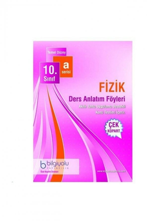 Bilgi Yolu Yayınları Fizik 10 A Serisi 2. Dönem ürün görseli