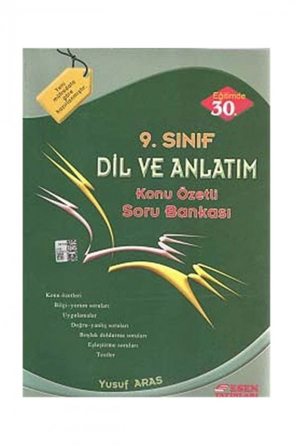 Esen Yayınları 9. Sınıf Dil Ve Anlatım Konu Özetli Soru Bankası - 1