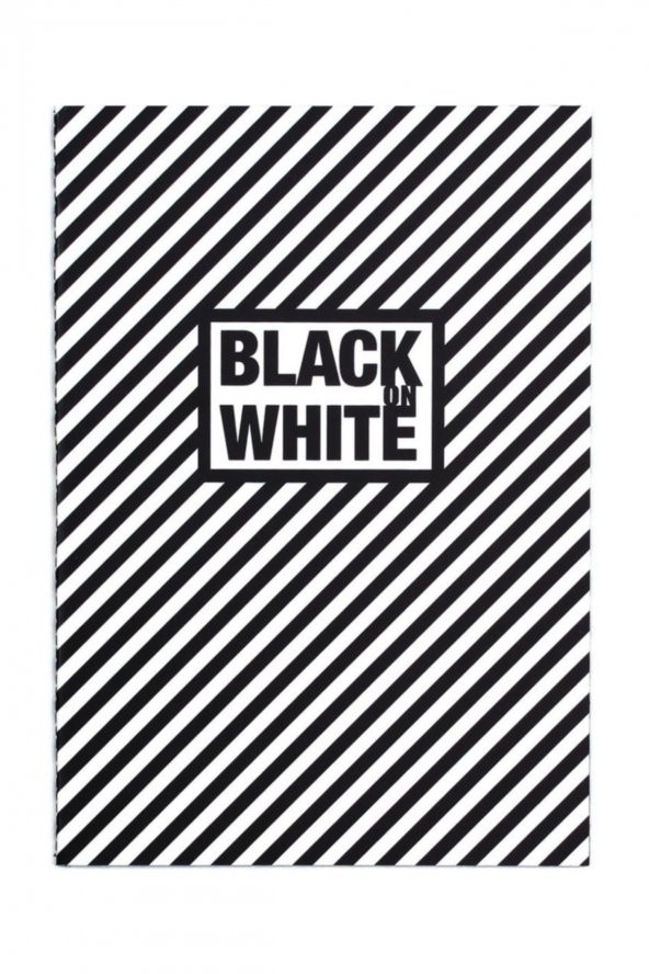 Black On Write Defter / Line 16,5*23,5 20 Sayfa Terzi Dikişli 100 Gr. Siyah Çizgisiz