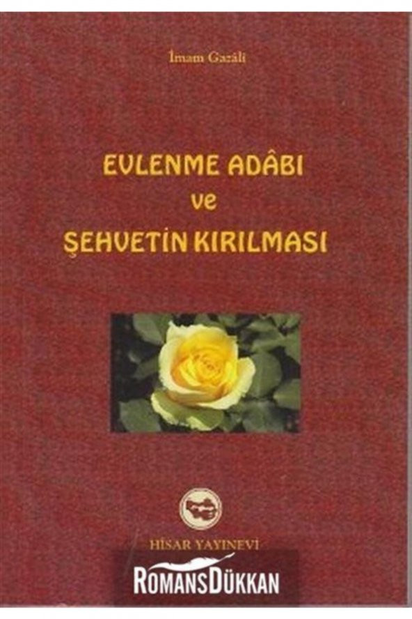 Hisar Yayınevi Evlenme Adabı Ve Şehvetin Kırılması ürün görseli