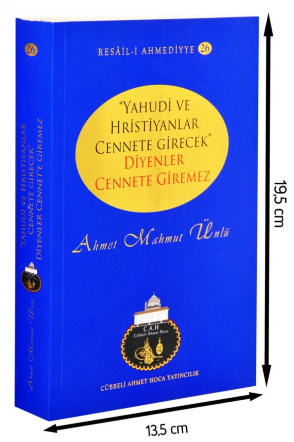 Cübbeli Ahmet Hoca Yayıncılık Yahudi Ve Hristiyanlar Cennete Girecek Diyenler Cennete Giremez-1188 ürün görseli