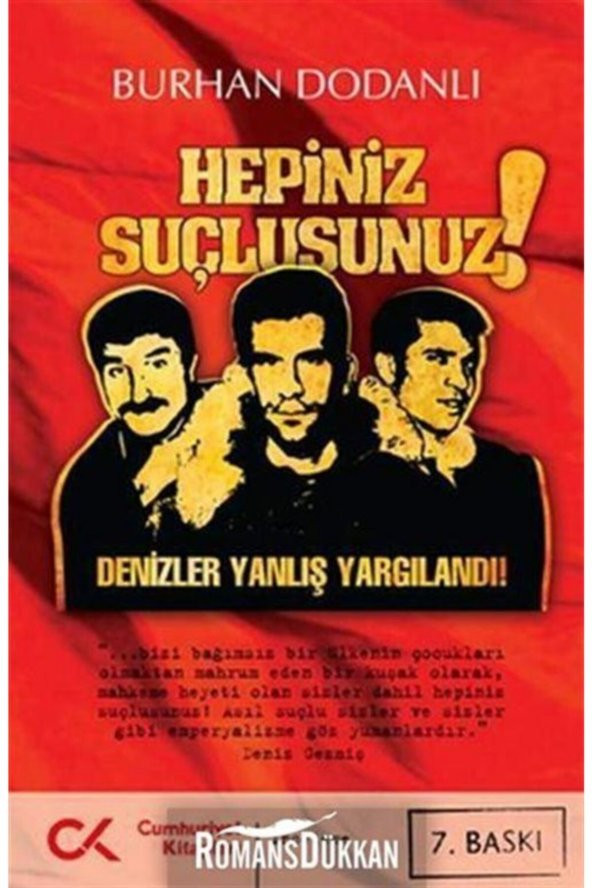 Cumhuriyet Kitapları Hepiniz Suçlusunuz! & Denizler Yanlış Yargılandı! ürün görseli