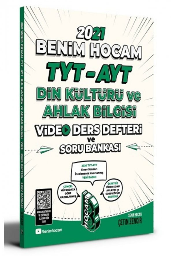 Tyt - Ayt Din Kültürü Ve Ahlak Bilgisi Video Ders Defteri Benim Hocam Yayınları ürün görseli