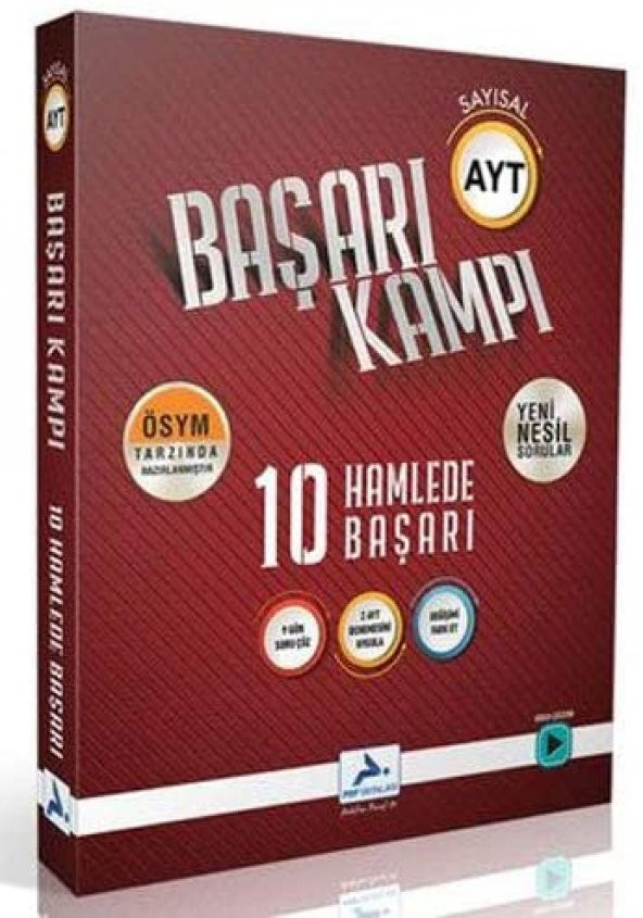 paraf AYT Sayısal Başarı Kampı 10 Hamlede Başarı - Prf Paraf Yayınları