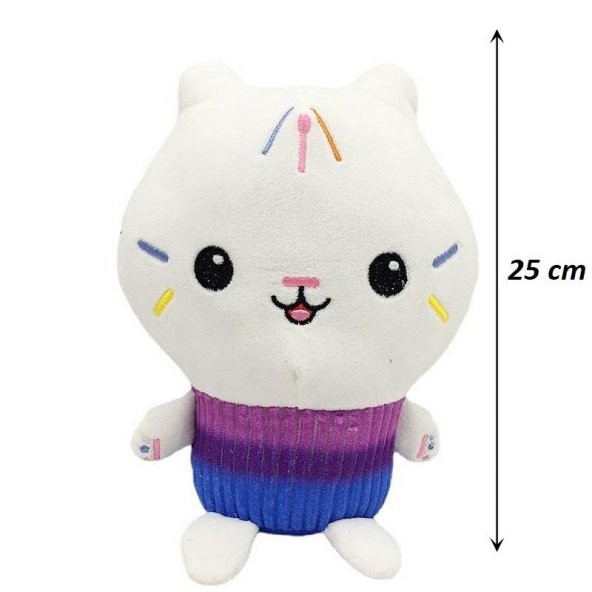 Gabbys Dollhouse Cakey Cat İthal Oyuncak Peluş 25 CM - 2