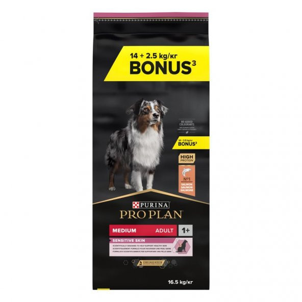 Pro Plan Adult Senstive Somonlu Pirinçli Yetişkin Köpek Maması 14 + 2,5 KG - Resim 2
