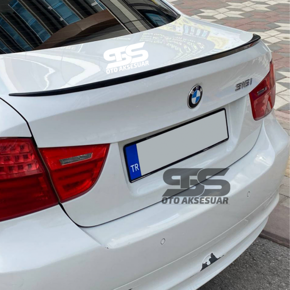 Bmw E90 316 318 320 325 330 Bagaj Üstü Spoiler Piano Black - 8