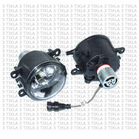 Mitsubishi L200 2010-2018 Beyaz Led Xenon Sis Farı Seti - 2