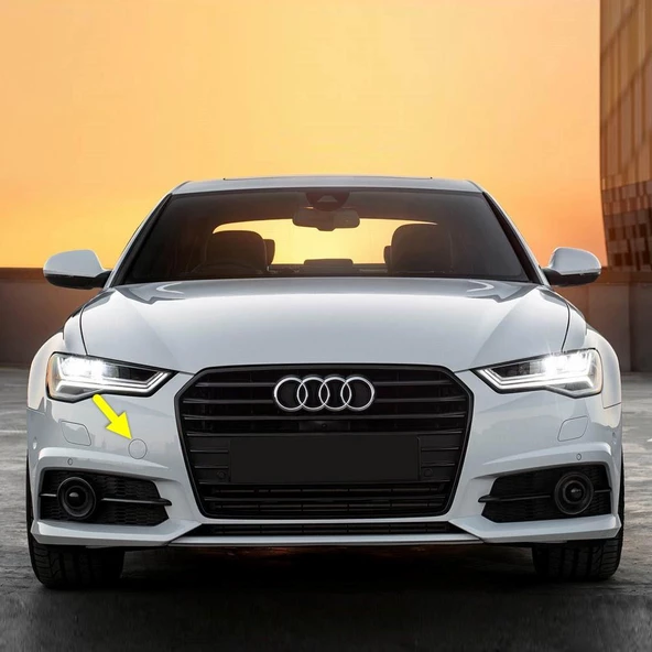 Audi A6 2015-2018 Ön Tampon Çeki Çekme Demiri Kapağı 4G0807241F - 2
