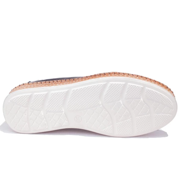 Polaris 104040 Siyah Ortopedik Günlük Deri Kadın Ayakkabı - 4