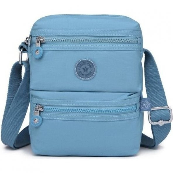 Smart Bags Krinkıl Buz Mavi Kadın Çapraz Askılı Çanta SMB3112