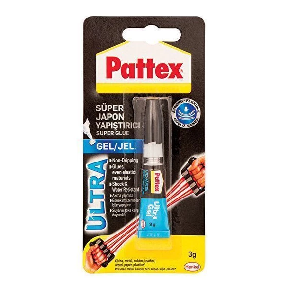 Pattex Ultra Jel Süper Japon Yapıştırıcı 3 G