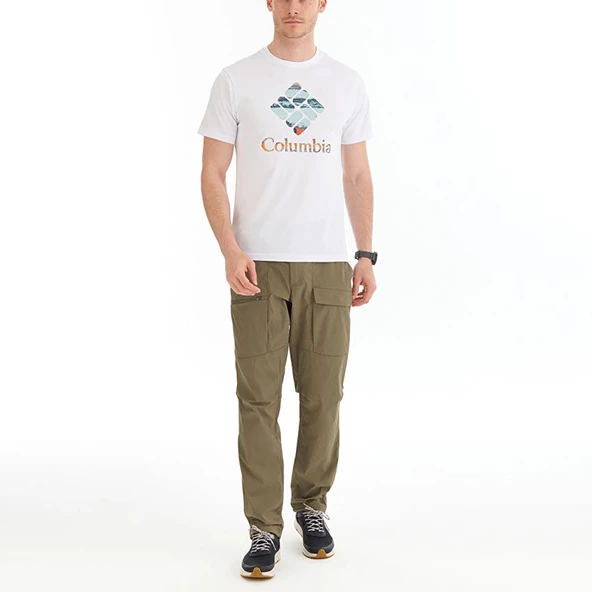 Columbia Csc M Stacked Hyper Nature SS Tee Erkek Kısa Kollu Tişört CS0242-100 - 5