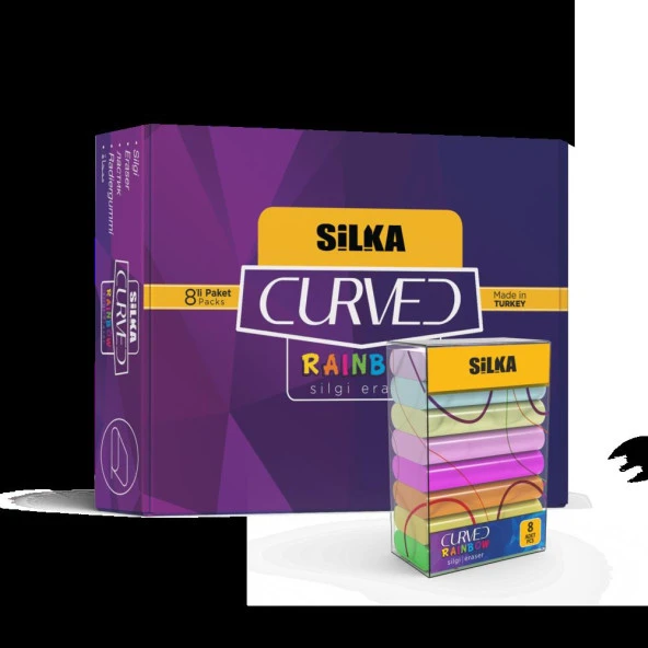 SİLKA SİLGİ CURVED RAINBOW SERİSİ TPR