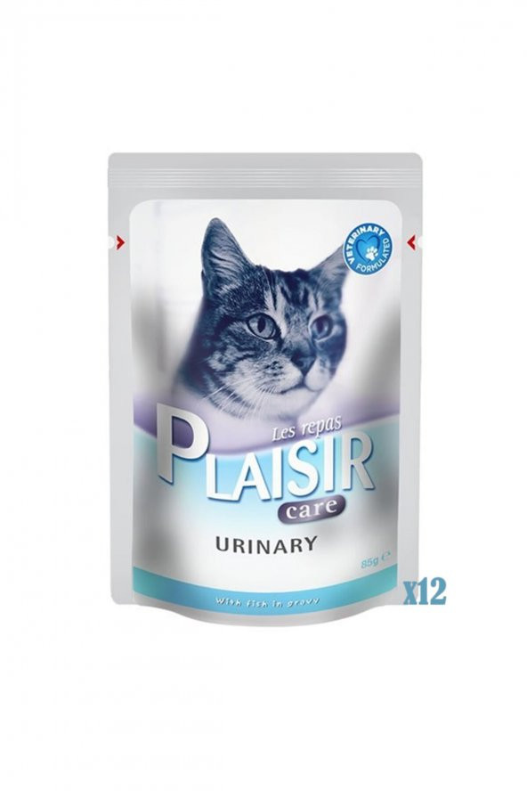 Care 85gr Urinary Balıklı Yaş Kedi Maması 12 Adet