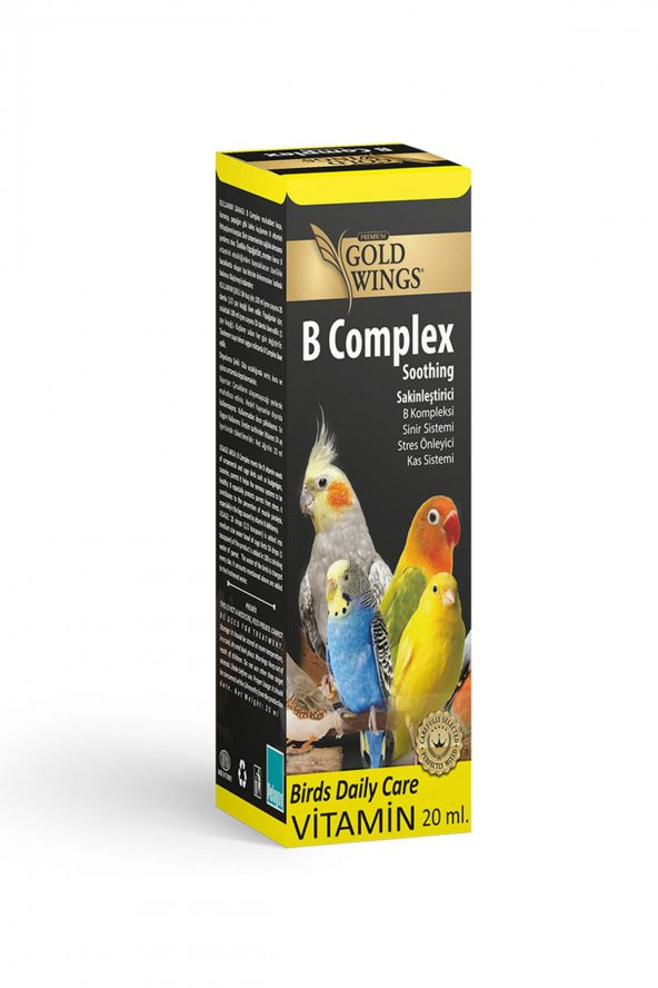 Kuşlarınız Için Stres Önleyici - Sakinleştirici Vitamin - 20 Ml