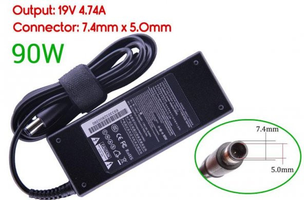 HP HP:ED494AA#ABA, 391172-001, 384019-003 Adaptör Şarj Aleti Sıfır 19v Hp 90w A++