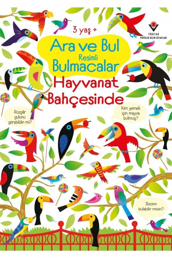 Ara Ve Bul Resimli Bulmacalar - Hayvanat Bahçesinde 3+ Yaş