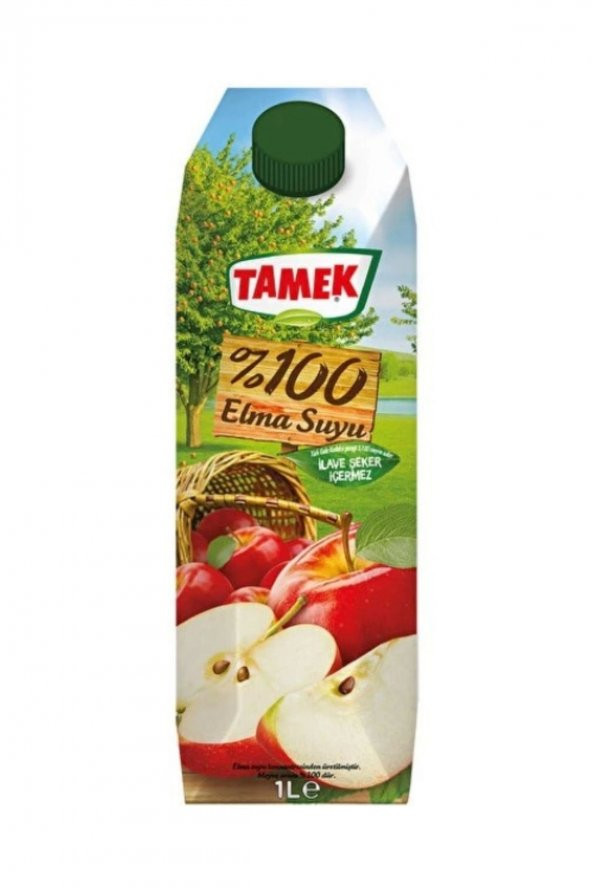 Tamek %100 Elma Suyu 1 Litre