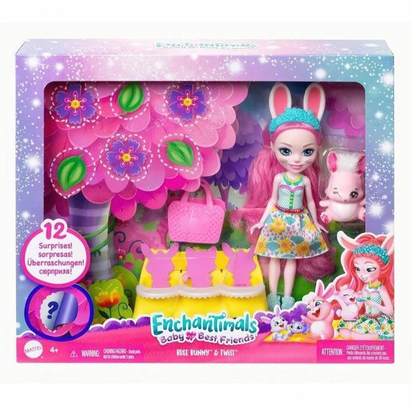 Enchantimals Bestie Reveal BreeBunny&Twist HLK83 HLK85 Lisanslı Ürün ürün görseli 1