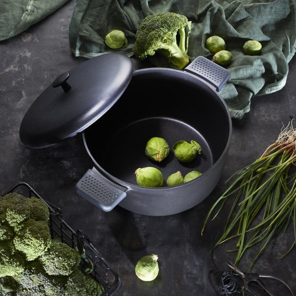 Aryıldız Pro Grade Derin Tencere 24 Cm - Resim 3