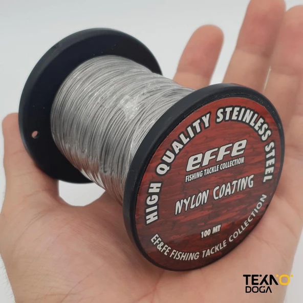 EFFE Çelik Olta Teli Lüfer Turna Dişli Balık İçin 100m Tel - 3