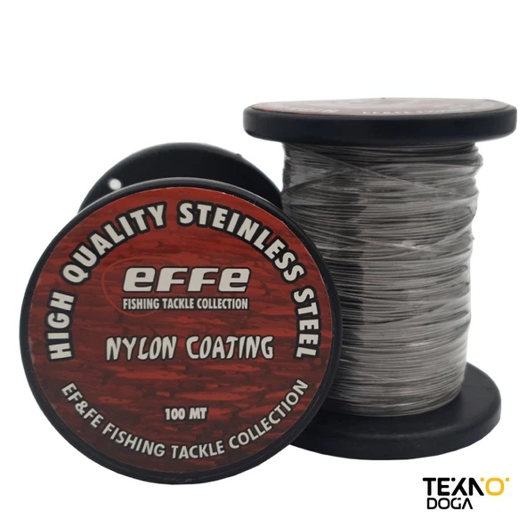 EFFE Çelik Olta Teli Lüfer Turna Dişli Balık İçin 100m Tel - 2