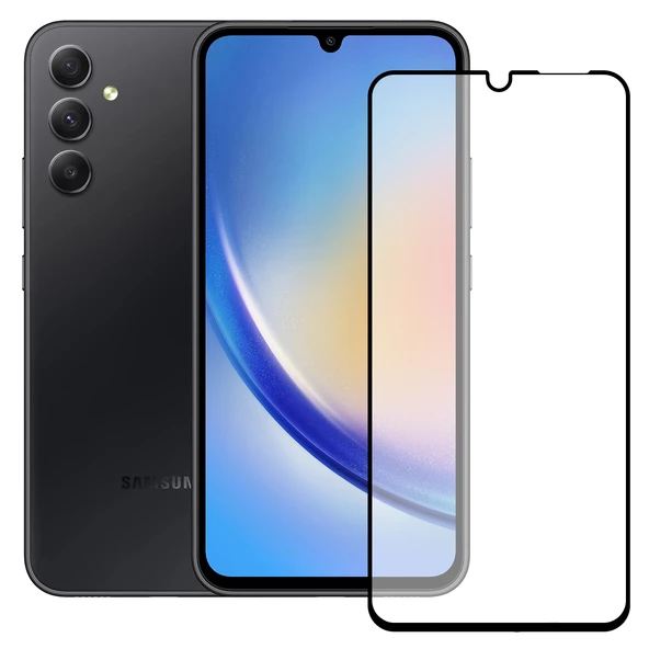Bufalo Samsung Galaxy A34 5G Seramik MAT 9D Tam Kaplama Ekran Koruyucu