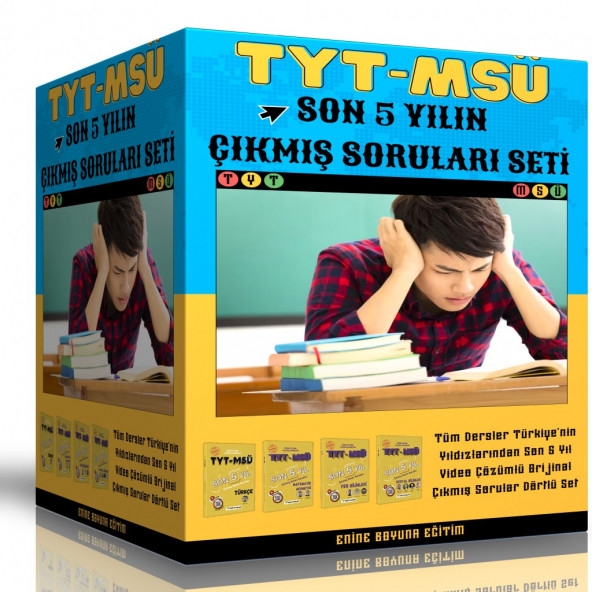 TYT-MSÜ Son 5 Yılın Çıkmış Soruları Seti