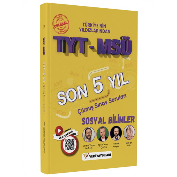 TYT-MSÜ Son 5 Yılın Çıkmış Soruları Seti - 4