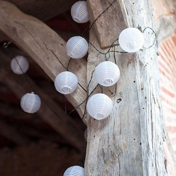 Solar 20 Japon Feneri Led 3Mt 8 Mod Güneş Enerjili Dış Bahçe Aydınlatma Dekorasyon Günışığı - 6