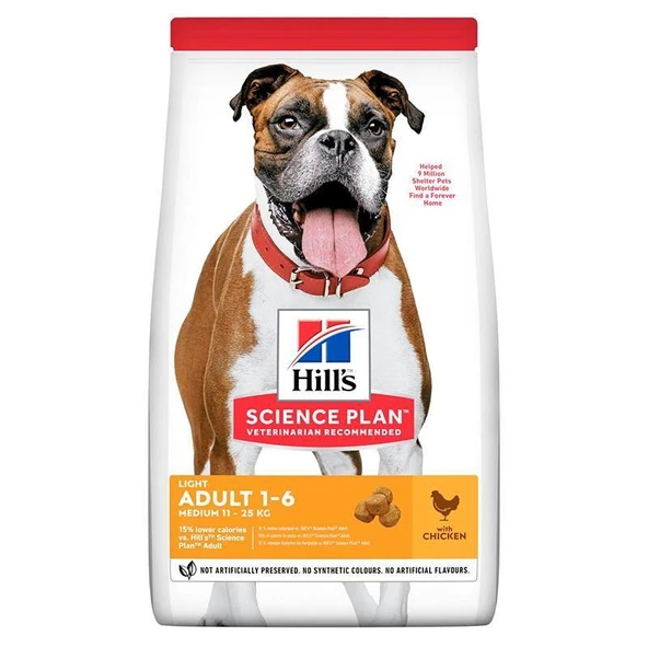 Hills Light Medium Tavuk Yetiş Köpek Mama 14 Kg ürün görseli