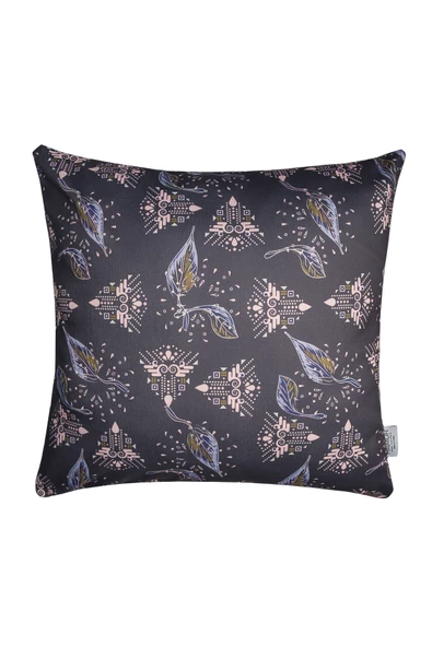 Dekoratif Yastık Kırlent Kılıfı Çift Taraflı Brina KR26 Gri ürün görseli 1