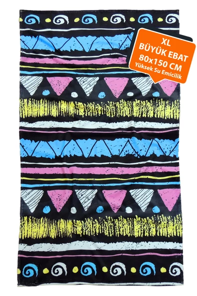 Plaj Havlusu Ethnic Pembe 80x150 cm E43pr0650023hm - 2