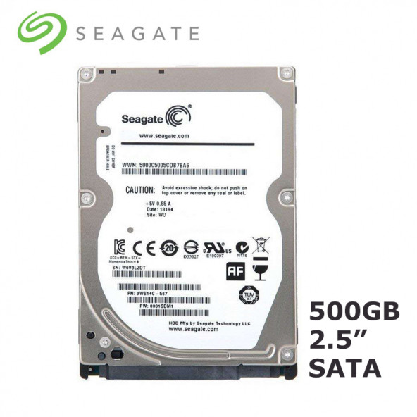 Seagate 500 GB 2.5" Harici Harddisk USB 2.0 - 3