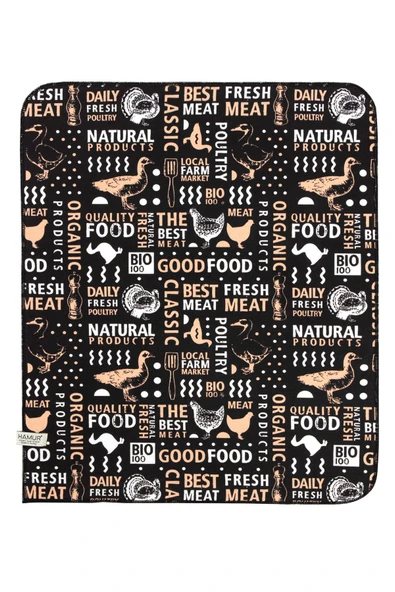 Bulaşık Kurutma Matı 42x50 Cm Pedi Kurulama Bezi Örtüsü Mf-068 - Resim 2