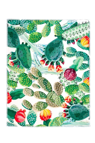 Baskılı Bulaşık Kurutma Matı 46x36 Cm Kurulama Bezi Örtüsü Mf-065 Yeşil - 3